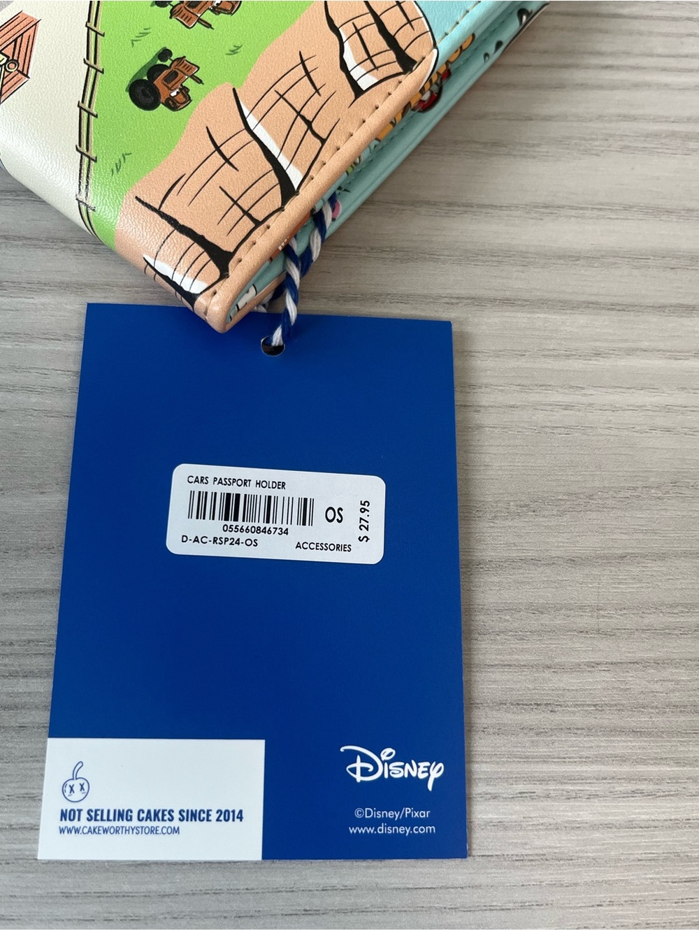 Disney Pixar Cars Radiator Springs Passport Holder Wallet - Picture 5 of 5
